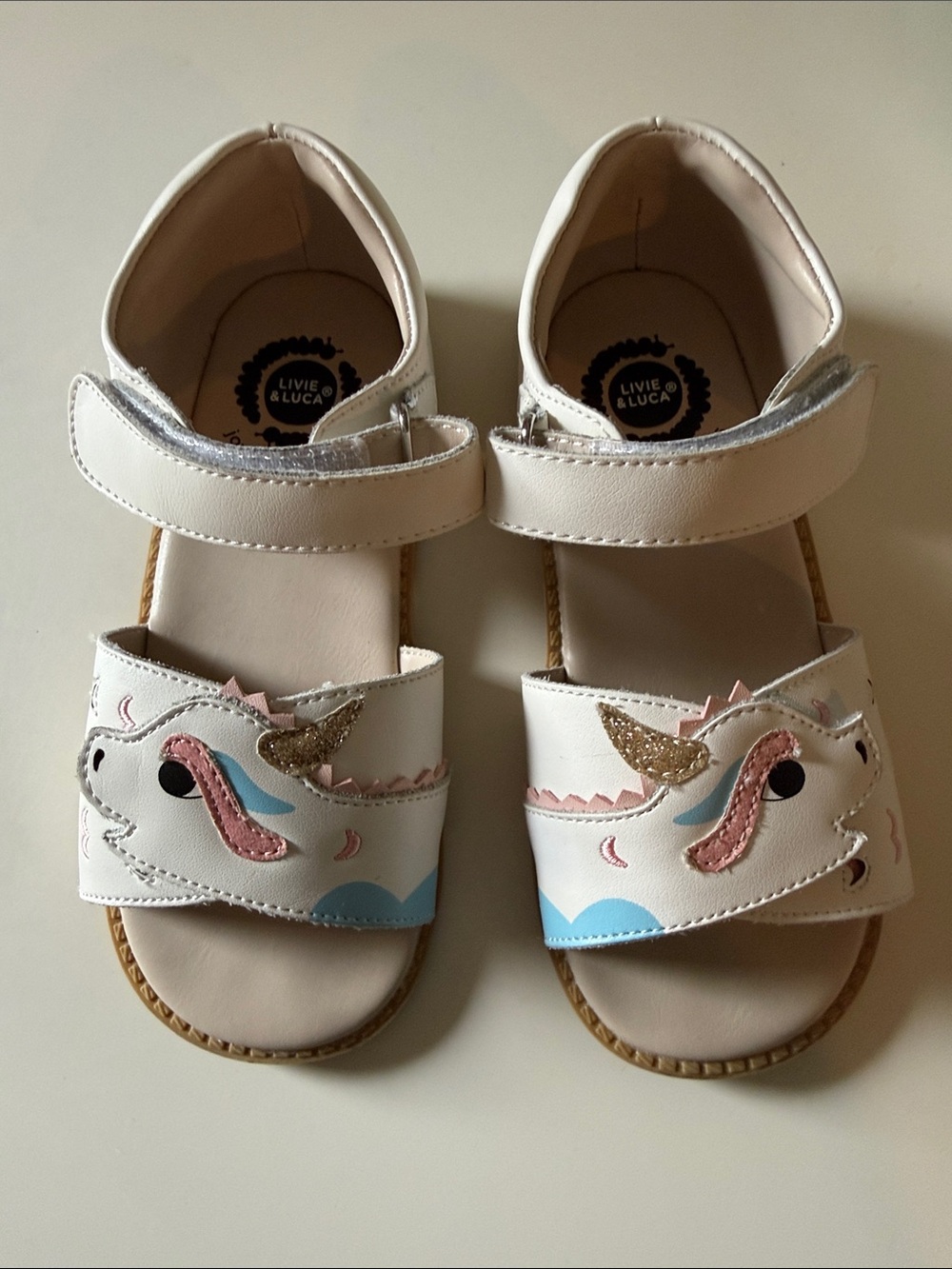 Livie & Luca Leather Dragon Sandals